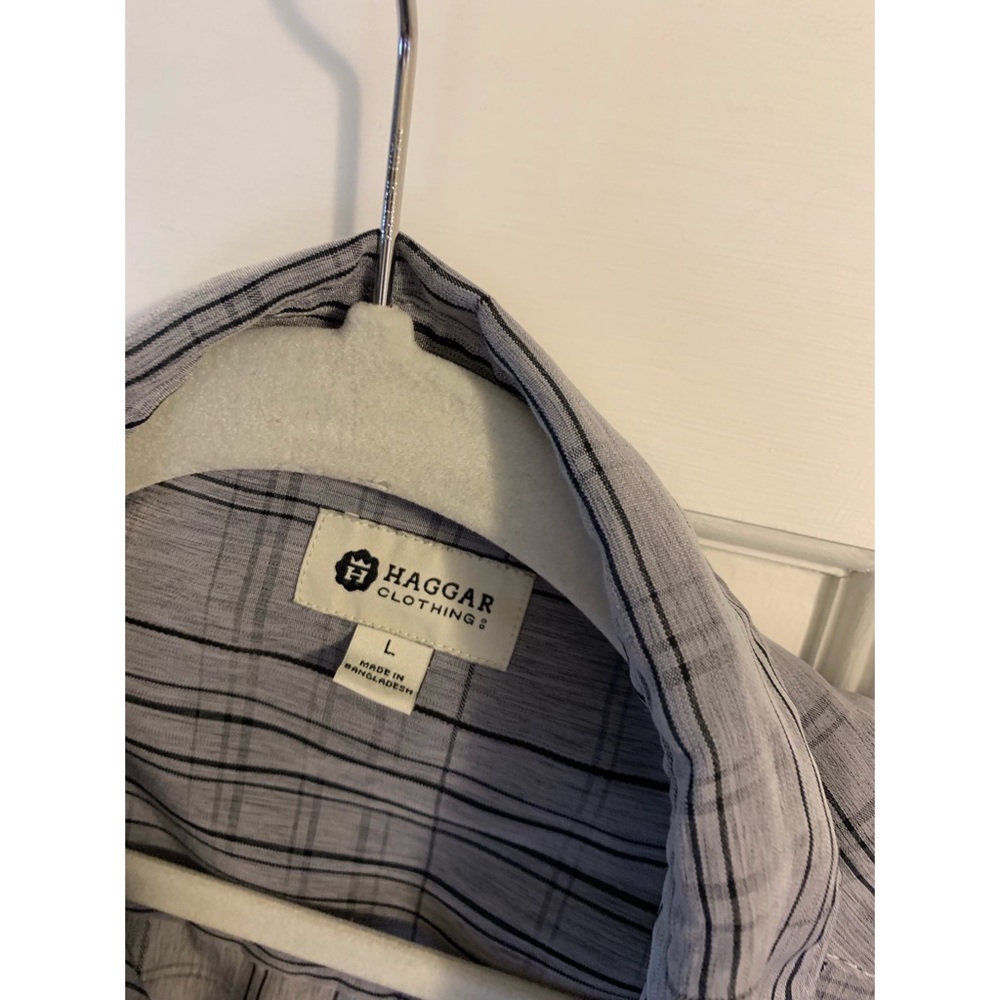 NWOT! Grey Check Button down - Picture 2 of 3